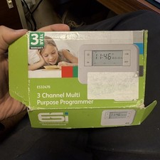 ESI ES3247B Multi Purpose Central Heating Programmer 3 Channel screen Damaged