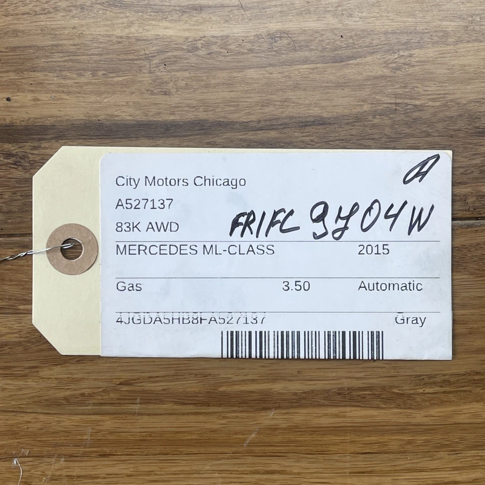 Disco de freno delantero izquierdo y derecho Mercedes ML350 W166 2011-2015 64 k millas OEM Foto 2 de 4