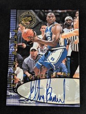1999 2000 Press Pass Elton Brand RC AUTO Signed On-Card Rookie Authentics Class