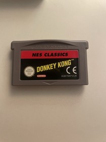 Donkey Kong NES Classics GBA Nintendo PAL I unscratched VIP insert 