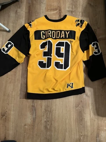 Chris Giroday Game Used Worn Signed Auto Jersey Green Bay Gamblers Hockey RARE