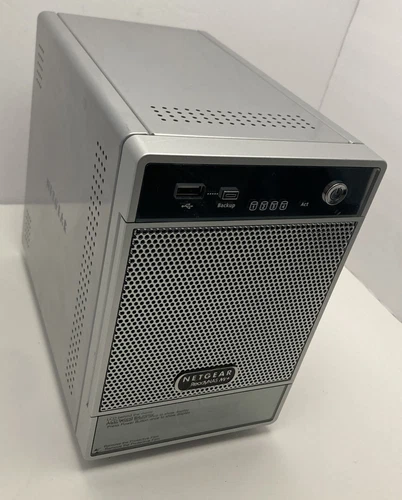 Netgear ReadyNas NV+RND4000 Network Storage Enclosure - Working - No HDDs