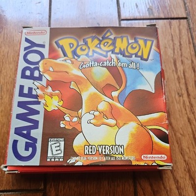 Pokemon Red Nintendo Game Boy Box & Manual Only/ 1st First Print