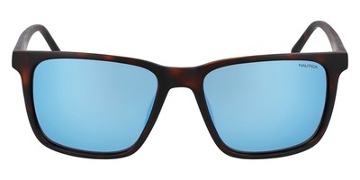 Nautica N6259S Sunglasses Men Matte Dark Tortoise 55mm New 100% Authentic