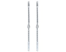 26" Chrome Bird Cage Square Twisted Springer Fork Lowrider Bicycle Fork Bars.