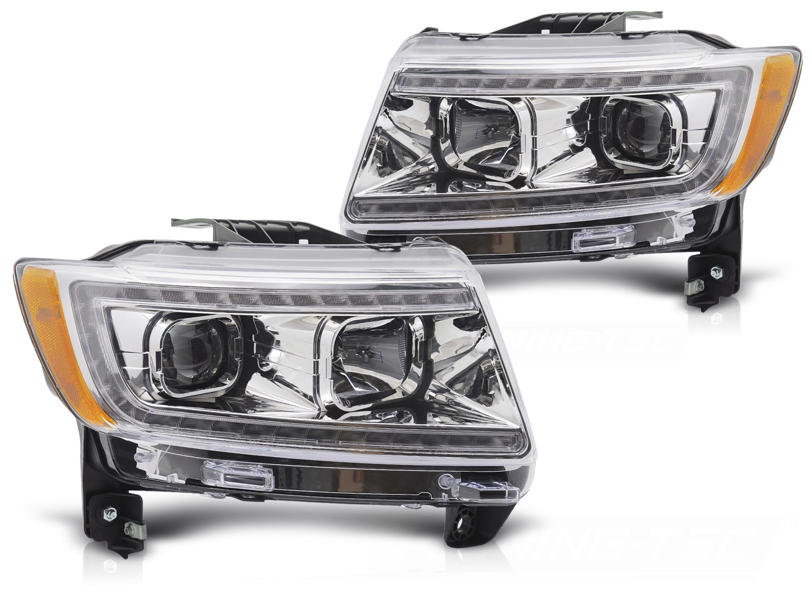 Phares avant Tube Light à LED diurne pour Grand Cherokee 11-13