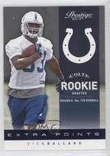 2012 Playoff Prestige Rookie Extra Points Blue 370/999 Vick Ballard #256 1x9