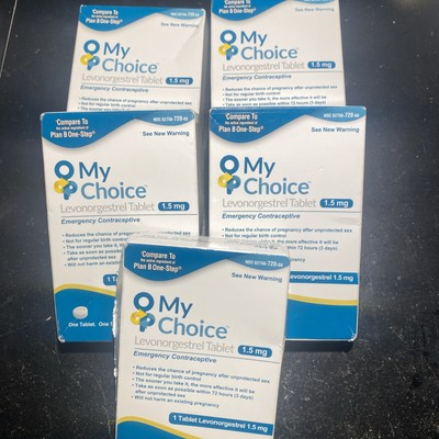 5x My Choice Emergency Contraceptive 1 Tablet Compare to Plan B One StepEXP04/27