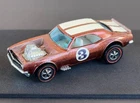 Vintage Hot Wheels Redline 1970 SCARCE COPPER Heavy Chevy #3 - WHITE Int., NR!