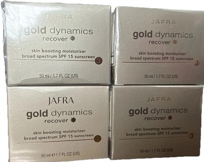 4-Jafra Gold Dynamics Recover Day Broad Spectrum SPF 15 Sunscreen 4 Jars