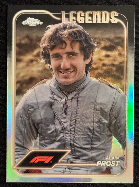 Alain Prost 2024 Topps Chrome Formula 1 Refractor