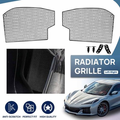 2pcs Side Intake Grille Insert Radiator Guards for Corvette C8 Z06 E-Ray 2023+