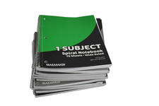 TrailMaker 1 Subject Spiral Notebooks 70 Sheets Wide Ruled School Office 11 Pack