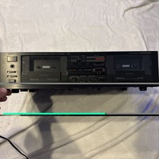 Yamaha KX-W302U Natural Sound Dual Cassette Deck Dolby B/C High Speed Dub
