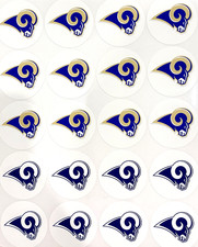 SET of 40- 2"Football ADHESIVE STICKERS.Football