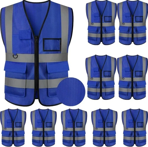 Safety Vest for Men Women, Hi Vis, Reflective, Breathable, 5 Pockets video thumbnail