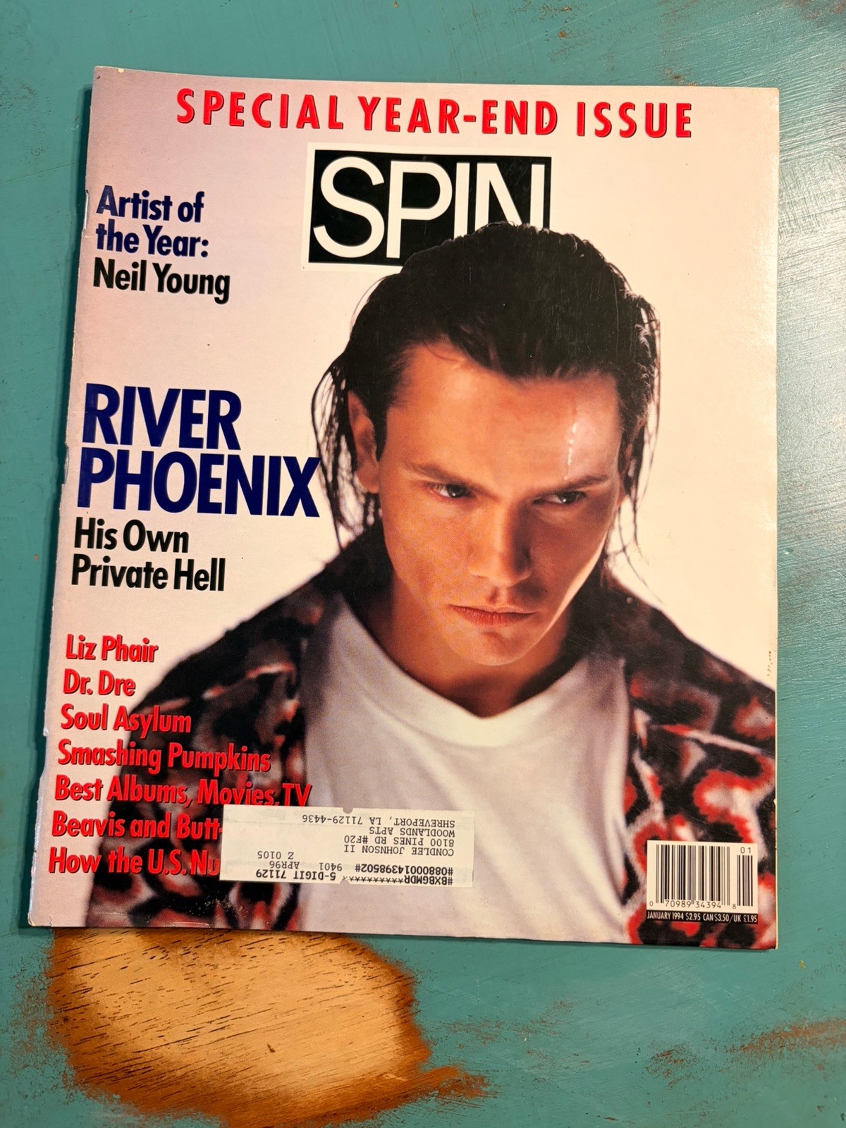 SPIN Magazine Special Year-End Issue Jan 1994 Vol 9 No 1 River Phoenix