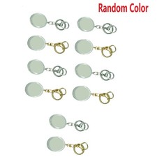 Coins Holder Keychain Capsule Storage Box Key Ring For 30mm Round Coin