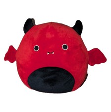 Squishmallows Dante the Devil 8" Plush Toy Kellytoy Red Bat Vampire