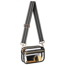 Clear Crossbody Bag Stadium Approved, Clear Purse for Women, Transparent Shou...