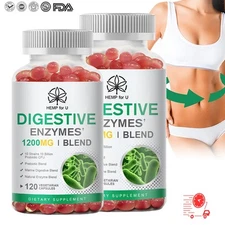 Digestive Enzymes Prebiotic & Probiotics Gas, Constipation Bloating Relief