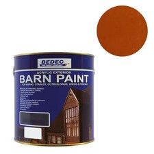 BEDEC BARN PAINT SEMI GLOSS MEDIUM OAK WOOD STAIN 2.5L