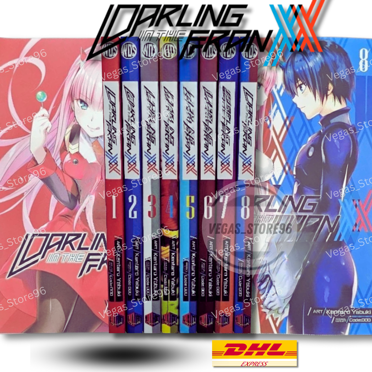 Darling in the Franxx Manga Vol 1-8 Full Set English Edition Comic