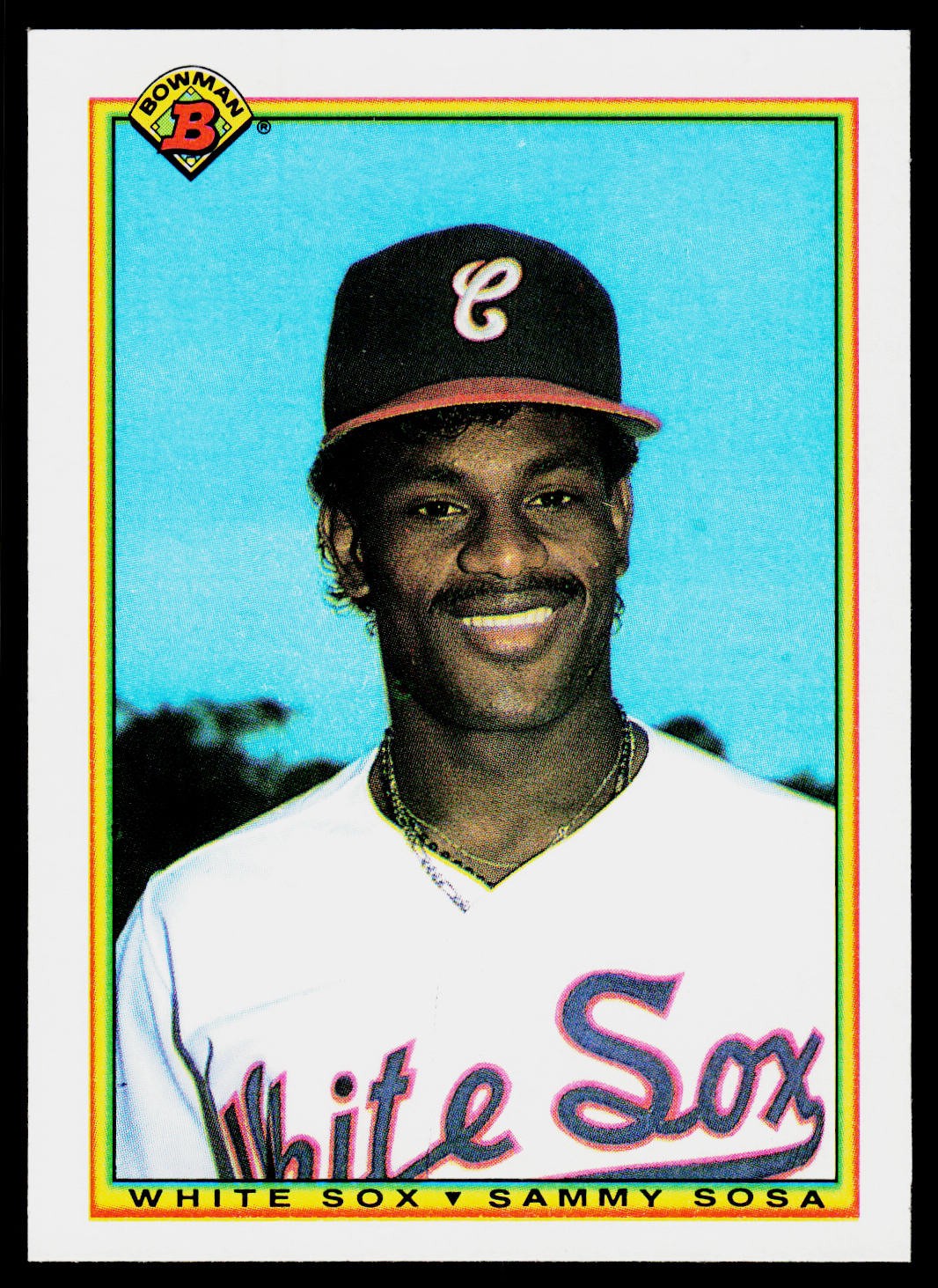 1990 Bowman Sammy Sosa #312 RC Chicago White Sox BASEBALL