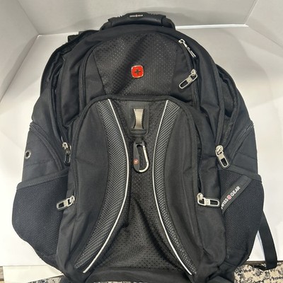 Swiss Gear Airflow Laptop Tablet Backpack Black Scan Smart Compartments! Adjust