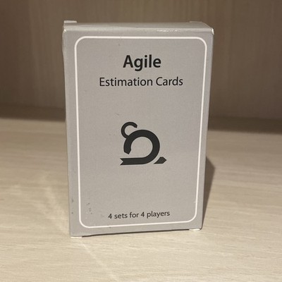 1x Packung Agile Schätzkarten für Agile Planungssitzungen (für 4 Spieler)