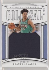 2019-20 National Treasures Colossal Rookie Materials 24/99 Brandon Clarke 6fs