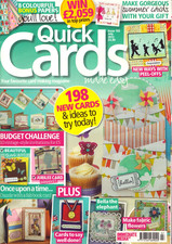 Quick Cards Magazine Issue 102 July 2012 with Partial Paper Pack