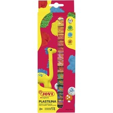 JOVI Plasteliny PLASTILINA Sortowane kolory 15 kolorów każdy po 15,0 g