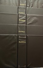 5 Broadway Playbill binders with 20 rods in each one.