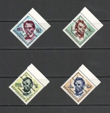 T2856   Haiti  1959   Refugees,  Lincoln   SURCHARGED   4v.   MNH