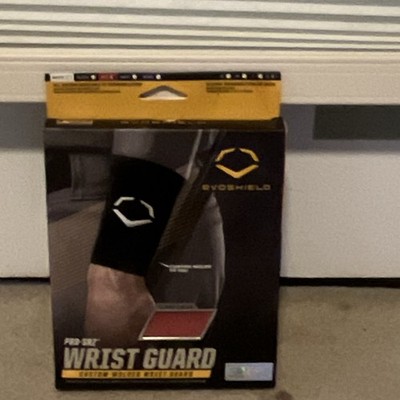 EvoShield PRO-SRZ Wrist Guard Black Large Gel-to-Shell Padded Baseball