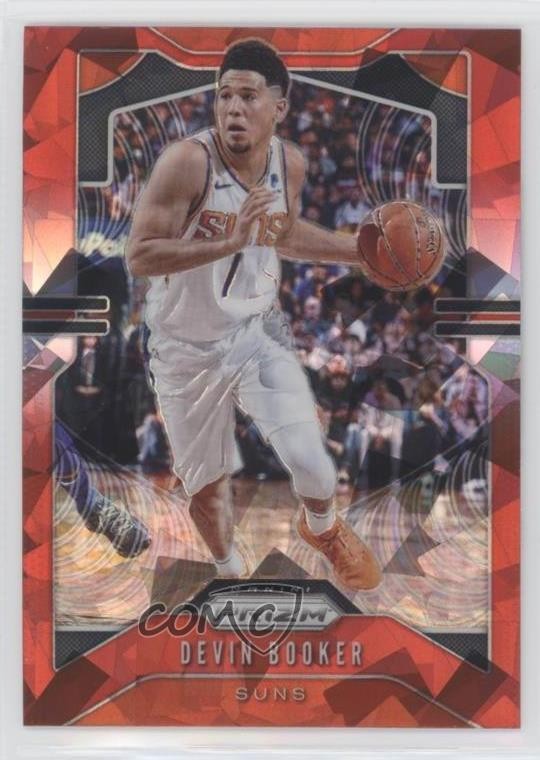 2019-20 Panini Prizm Red Ice Prizm Devin Booker #67 g0w