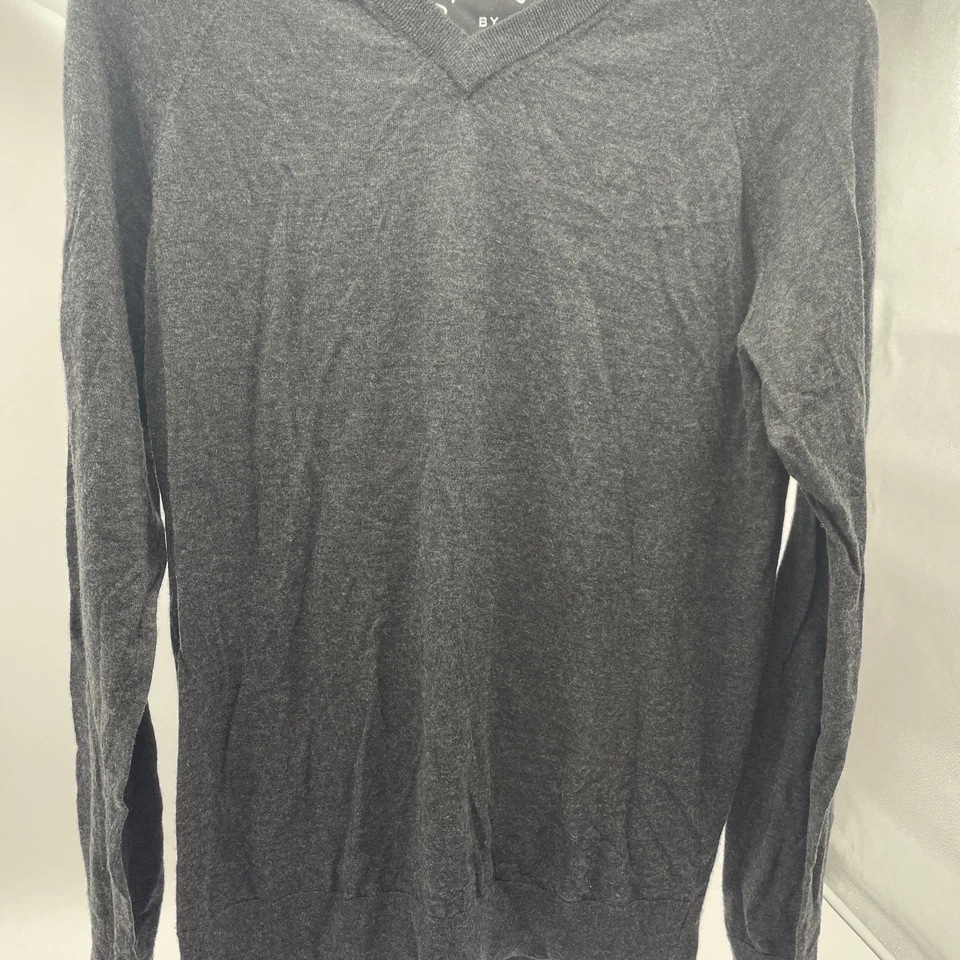 Женский пуловер Marc Jacobs 100% кашемир с V-образным вырезом свитер уголь размер большой - Изображение 2 из 4