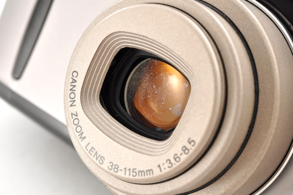 Canon Autoboy S Panorama 38-115mm f/3.6-8.5 Lens Silver compact