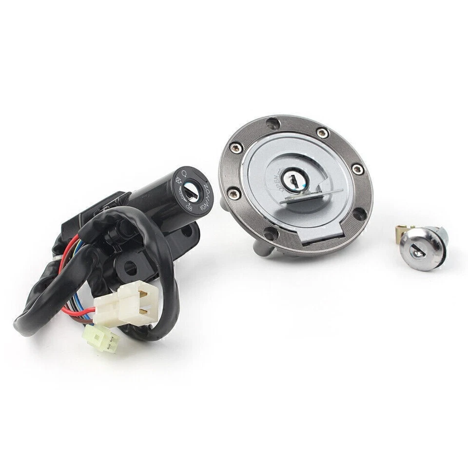 New Ignition Switch Lock Fuel Gas Cap Key Fits 1998-1999 2004-2012 Yamaha YZF R1 - Imagem 4 de 4