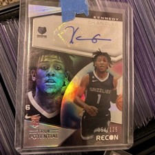 2022-23 Panini Recon - True Potential Signatures Kennedy Chandler #TPS-KYC /125