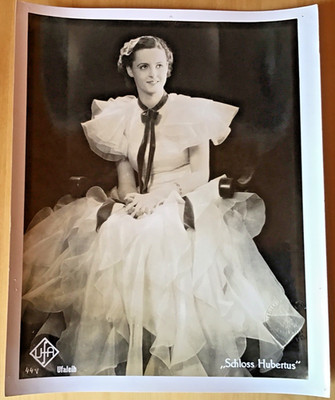 SCHLOSS HUBERTUS Ganghofer 1934 Hansi Knoteck UFA Aushangfoto #44v