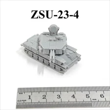 Soviet ZSU-23-4 Shilka SPAAG,3D Printed,1/144 Scale Mini Tank Model,Resin