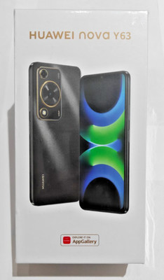 Huawei Nova Y63 - Neues, versiegeltes Handy (Silber/6GB+128GB/Dual Sim/Entsperrt)