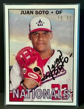 2021 Topps Transcendent VIP Party Exclusive Juan Soto 1967 Design 89/95 #1967-JS
