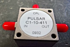 Pulsar C1-10-411 1 MHz to 2.0 GHz 1W max Coaxial Dual Directional Coupler Tested