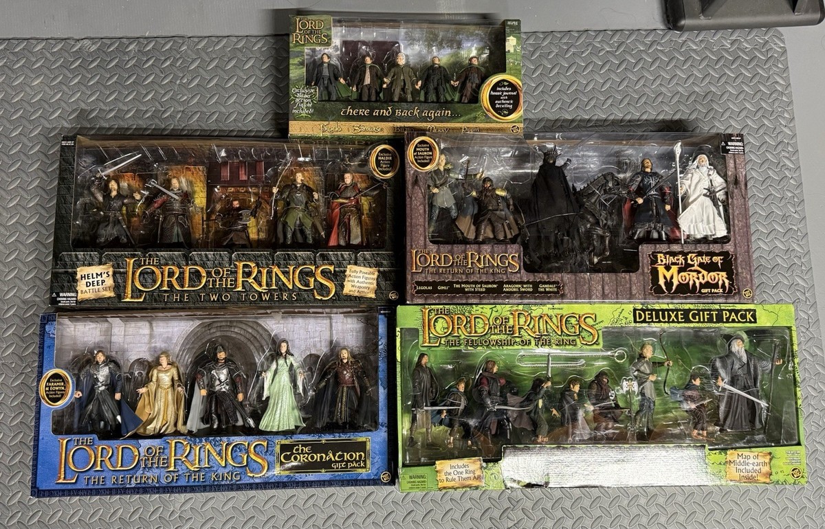 Toy Biz Lord of the Rings Action Figure set of 5 gift pack | eBay