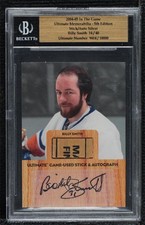 2004 ITG Ultimate Memorabilia 5th Edition Silver 14/40 Billy Smith Auto HOF 3c7