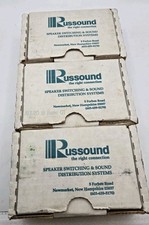 Russound ALT 2D U Stereo volume control Bone NOS Lot of 3 Open Box Free Ship