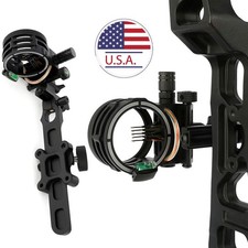 0.019"Fiber Light 5 Pin Sight Compound Bow Adaptor Adjustable Archery Hunting